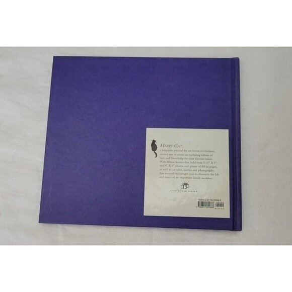 Happy Cat Keepsake Journal For My Cat Hardcover UNUSED scrapbooking book NWOT - Picture 5 of 6